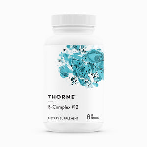 B-Complex #12 by Thorne. 2 Types Of B12, 2 Types Of Folate In One B-Complex