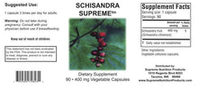 Schisandra Supreme by Supreme Nutrition. Helps Infections, Detox, Energy, Focus