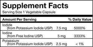 i-Throid (iThroid) by RLC Labs - 12.5 mg - 90 Capsules Compare to Iodoral Iodine