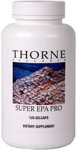 Super EPA Pro by Thorne Research. Concentrated EPA Fish Oil 120 Gelcaps