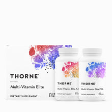 Multi-Vitamin Elite A.M. P.M. 2 Bottle Set by Thorne Research. Replaces EXOS