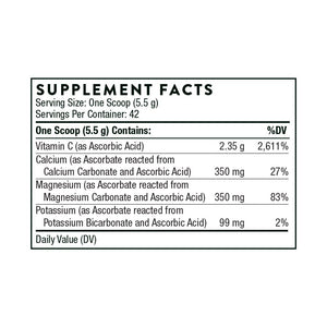 Buffered C Powder by Thorne Research. 8.15 ounce (231 g).