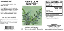 Olive Leaf Supreme by Supreme Nutrition. Antimicrobial, Antiviral, Heart Health
