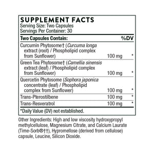 PolyResveratrol-SR By Thorne. 60 Caps. Heart & Liver Support. Resveratrol Combo