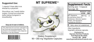 MT Supreme by Supreme Nutrition. Metal and Chemical Detox. 90 Caps.