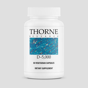 D-5,000 by Thorne Research. 60 Caps Vitamin D