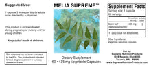 Melia Supreme (Neem) by Supreme Nutrition. Antimicrobial, Detox, Allergies.