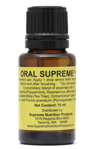 Oral Supreme By Supreme Nutrition Essential Oil Combination For Oral Health 15ml