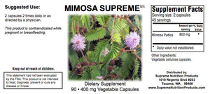 Mimosa Supreme by Supreme Nutrition. Properties: Antimicrobial, Ulcers, Detox.