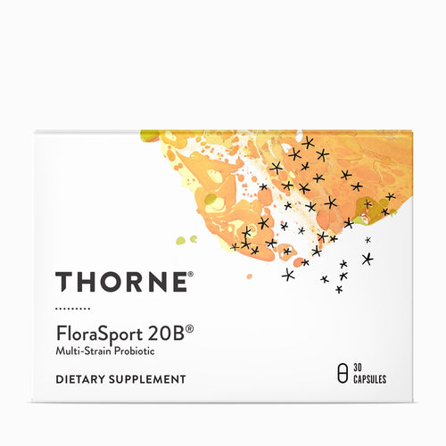 Florasport 20B Probiotic by Thorne Research. 30 Veggie Caps.