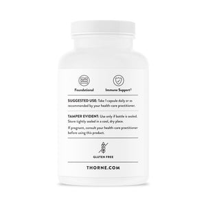 Zinc Picolinate 180's by Thorne Research 30mg Side Label