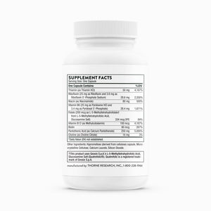 Stress B-Complex by Thorne 60 Veg. Caps. For Adrenal and Stress management.