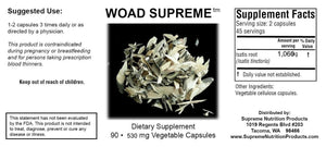 Woad Supreme (Supreme Nutrition) Anti-inflammatory, Antimicrobial, Helps Immune