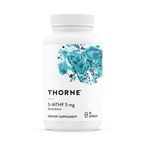 5-MTHF by Thorne. 60 veg cap. Fully Active Folate 5mg.
