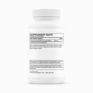 R-Lipoic Acid by Thorne Research. 60 Veg Caps. Compare to Alpha Lipoic Acid.