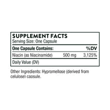 Niacinamide by Thorne Supplement Facts
