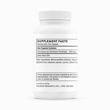 Chromium Picolinate by Thorne Research. 60 Caps. Helps Decrease Sugar Cravings