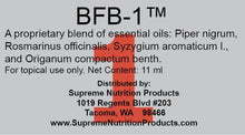 BFB-1 By Supreme Nutrition: Essential Oil Blend That Breaks Down Biofilm