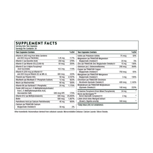 NSF Basic Nutrients 2/day by Thorne Research. Multivitamin 60 Caps. 1 Month Supply.