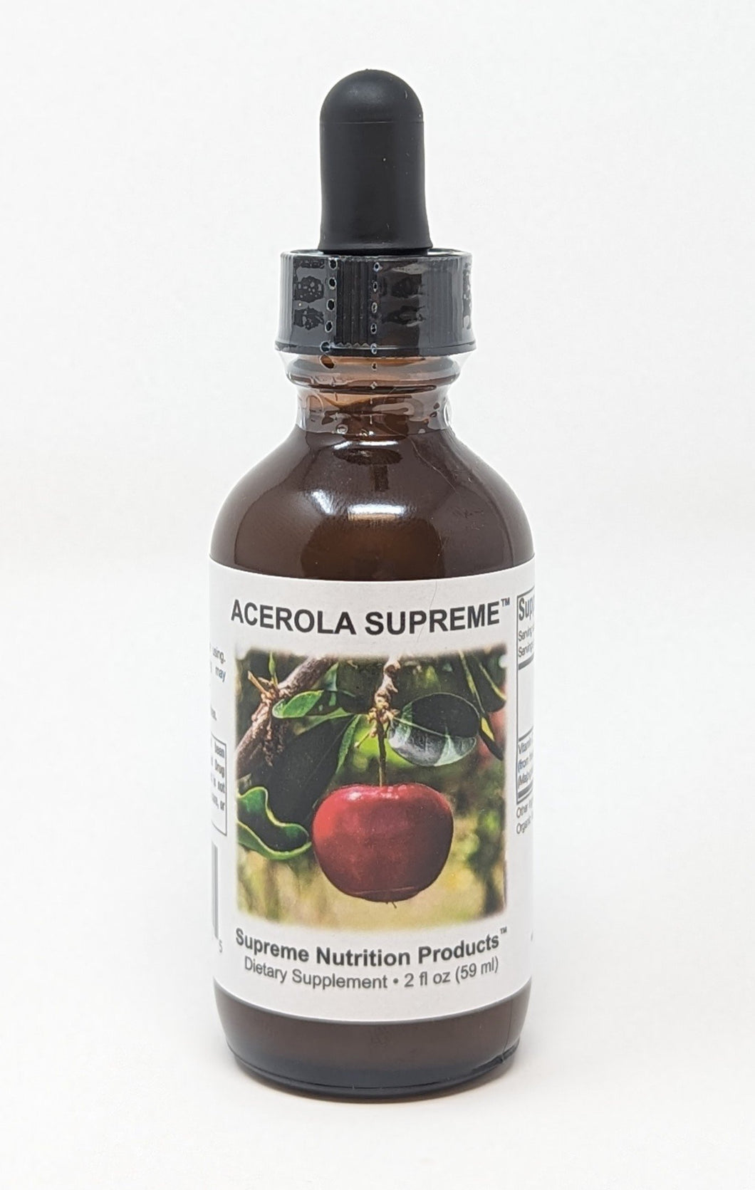 Acerola Supreme Immune Boosting, Natural Vitamin C and Flavonoids. 2oz