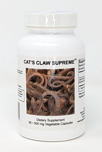 Cat's Claw Supreme 90 Veggie Caps. Antimicrobial, Anti-inflammatory