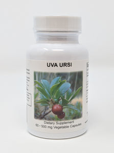 Uva Ursi by Supreme Nutrition 60 Caps. For UTI, Infection, Kidney Stones