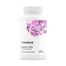 NiaCel 400 by Thorne Research. Nicotinamide Riboside. 400mg 60 Caps.